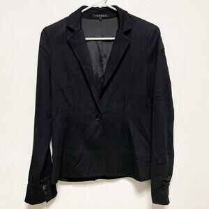 Theory Black Button Blazer
